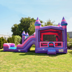 Purple Queen Bounce House Combo
